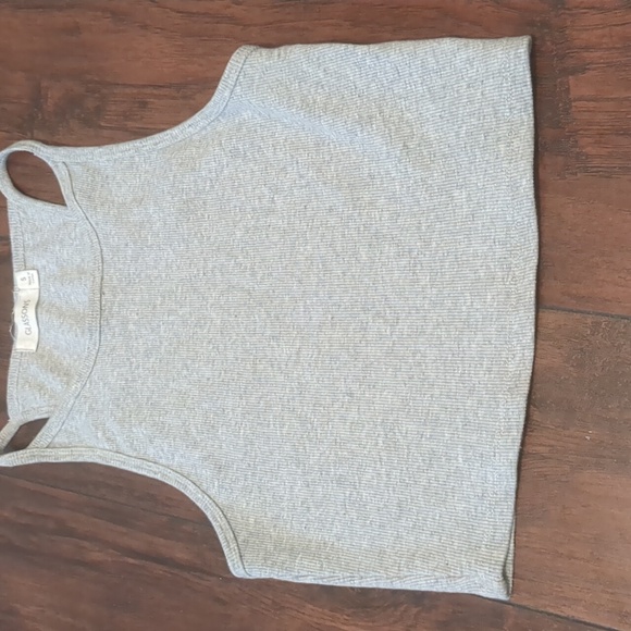 Grey halter Crop  top - Picture 2 of 3